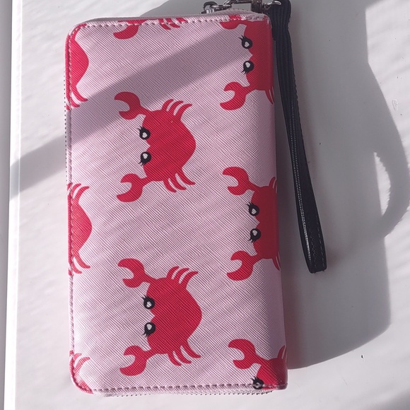 Betsy Johnson Crab Wallet wristlet RARE - Picture 4 of 10